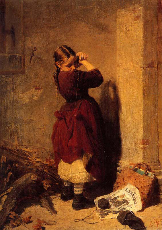 Girl Playing 